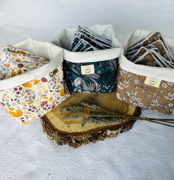 Panières de lingettes